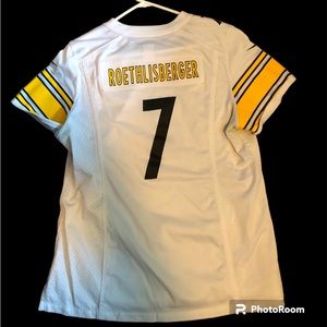 Youth XL Ben Roethlisberger away jersey